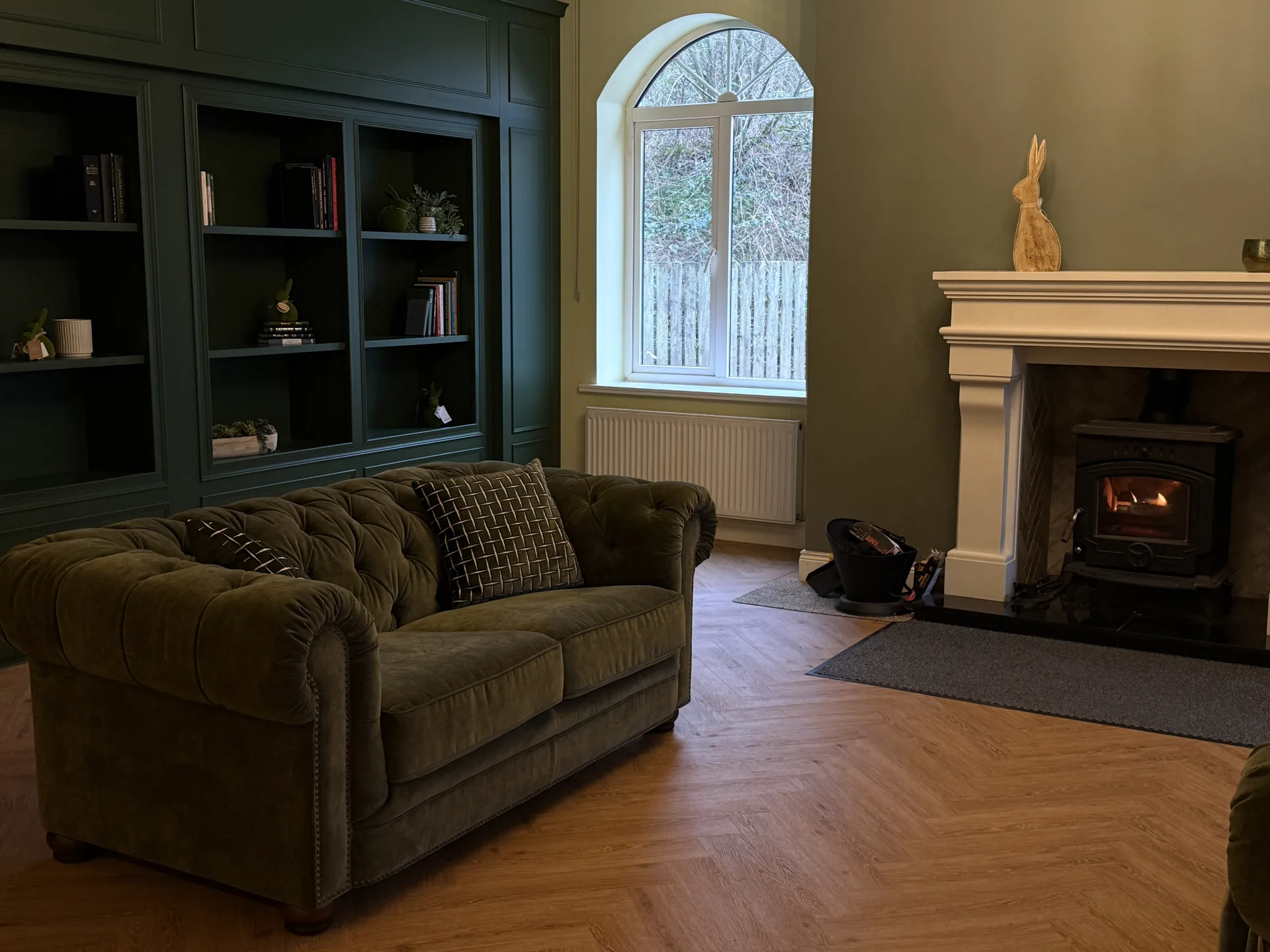 Newly renovated lounge at Donegal Manor