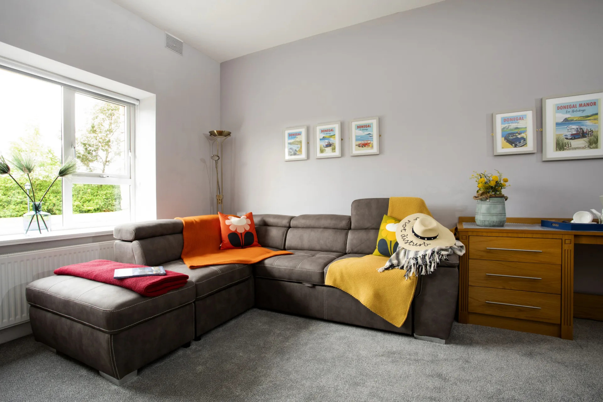 The Residence Suite lounge at Donegal Manor